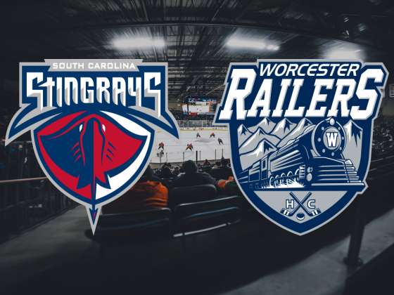 South Carolina Stingrays at Worcester Railers